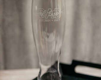 B-Ware | Weizenglas, personalisiert, handgraviert Bierglas