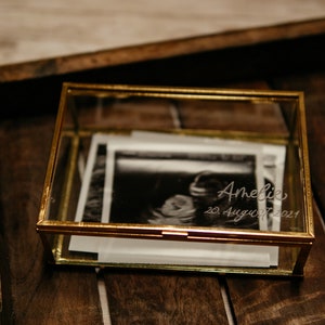 Glaskästchen - Fotokästchen oder Ringbox