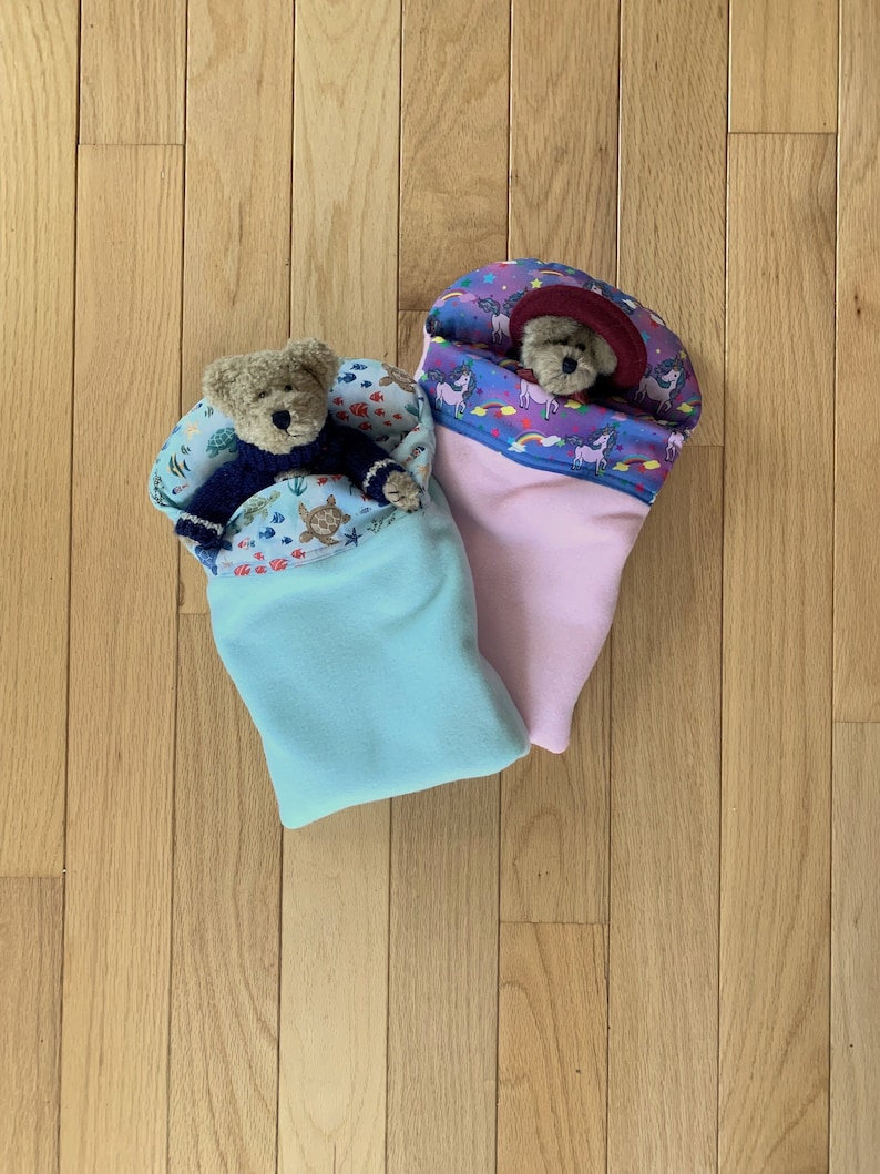 Stuffed Animal Sleeping Bag, Sleeping Bag for Small Dolls, Kids Toy