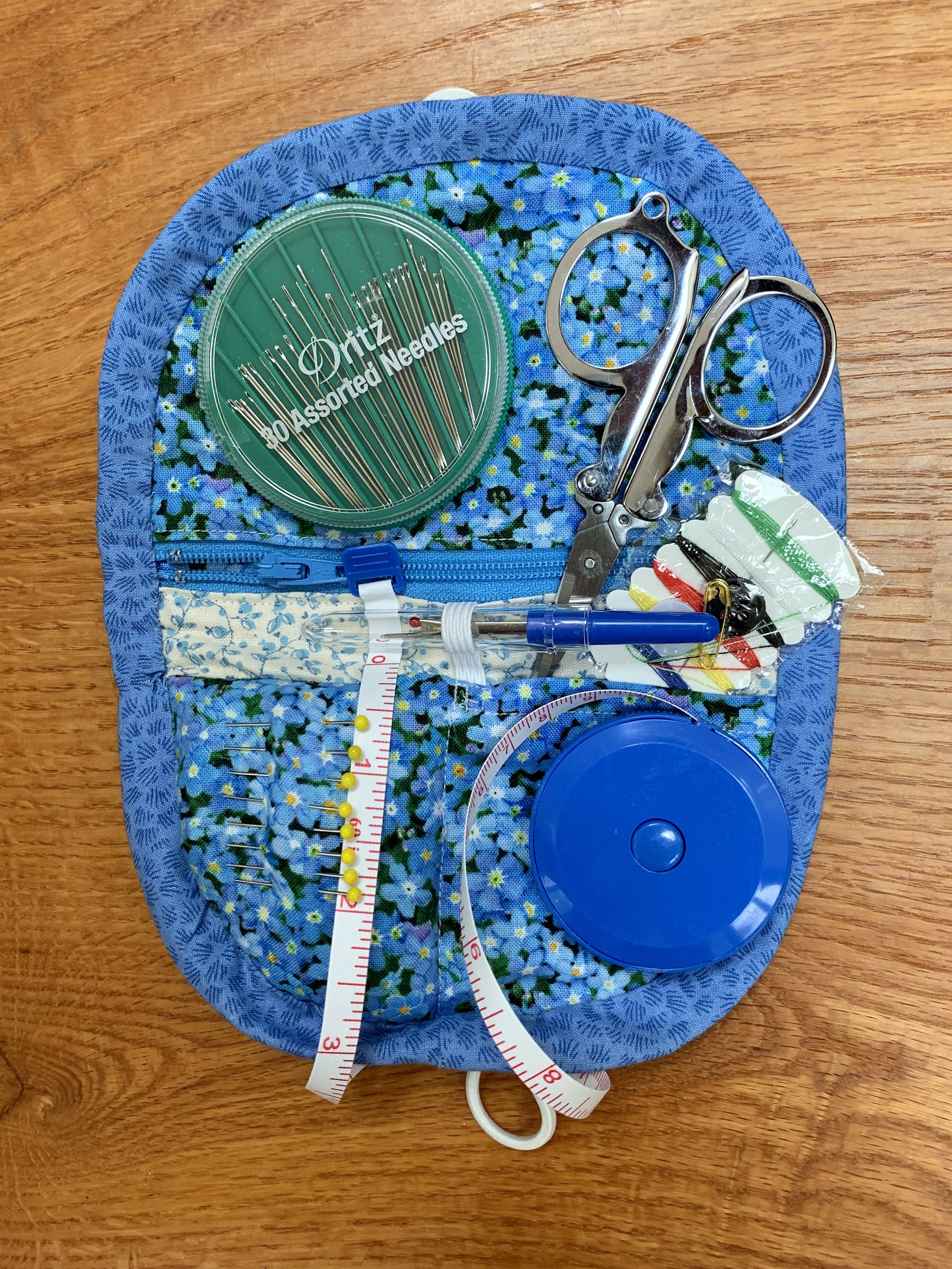 Small Sewing Kit Trimmed With Repurposed Vintage Lace & Linen Etsy