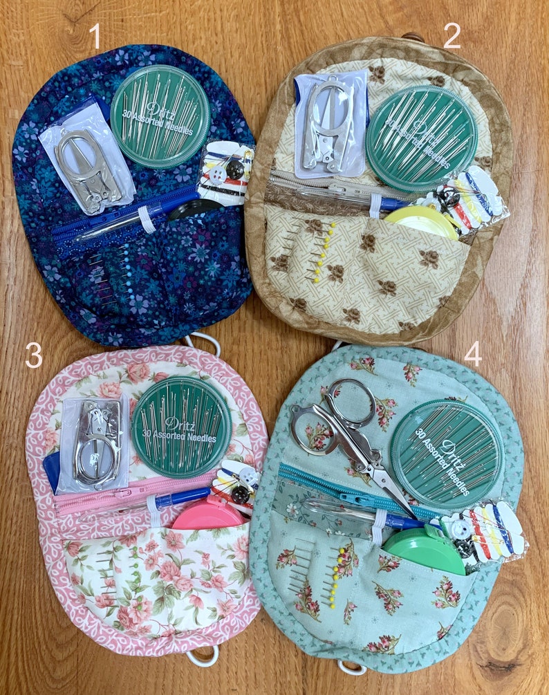 Small Sewing Kit Trimmed With Repurposed Vintage Lace & Linen Etsy