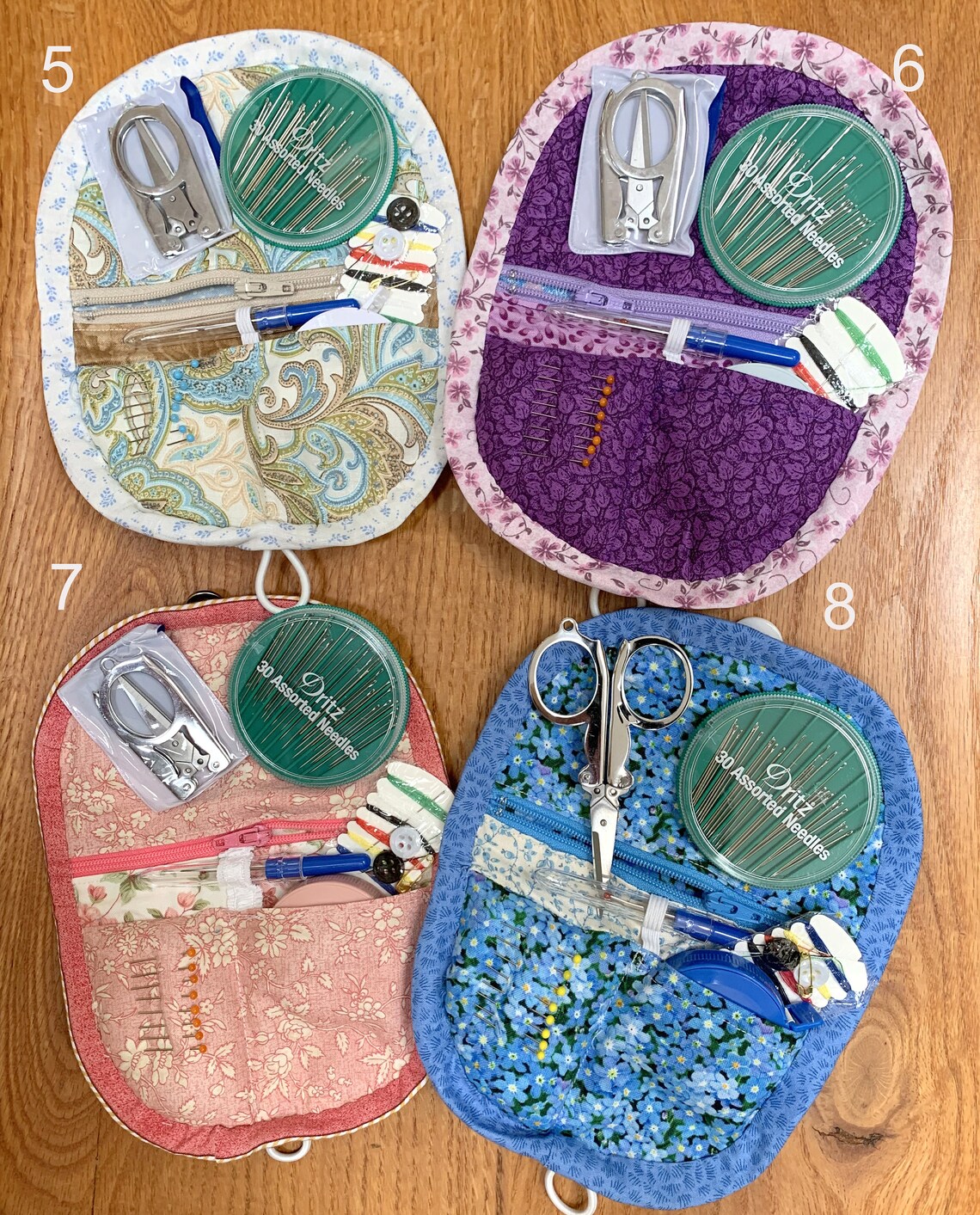 Small Sewing Kit Trimmed With Repurposed Vintage Lace & Linen Etsy