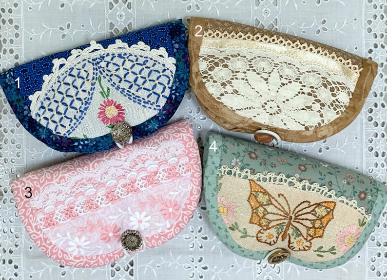 Small Sewing Kit Trimmed With Repurposed Vintage Lace & Linen Etsy