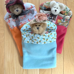 Stuffed Animal Sleeping Bag, Sleeping Bag for Small Dolls, Kids Toy Sleeping Bag with Pillow, Great Birthday Gift, Fun for anywhere!