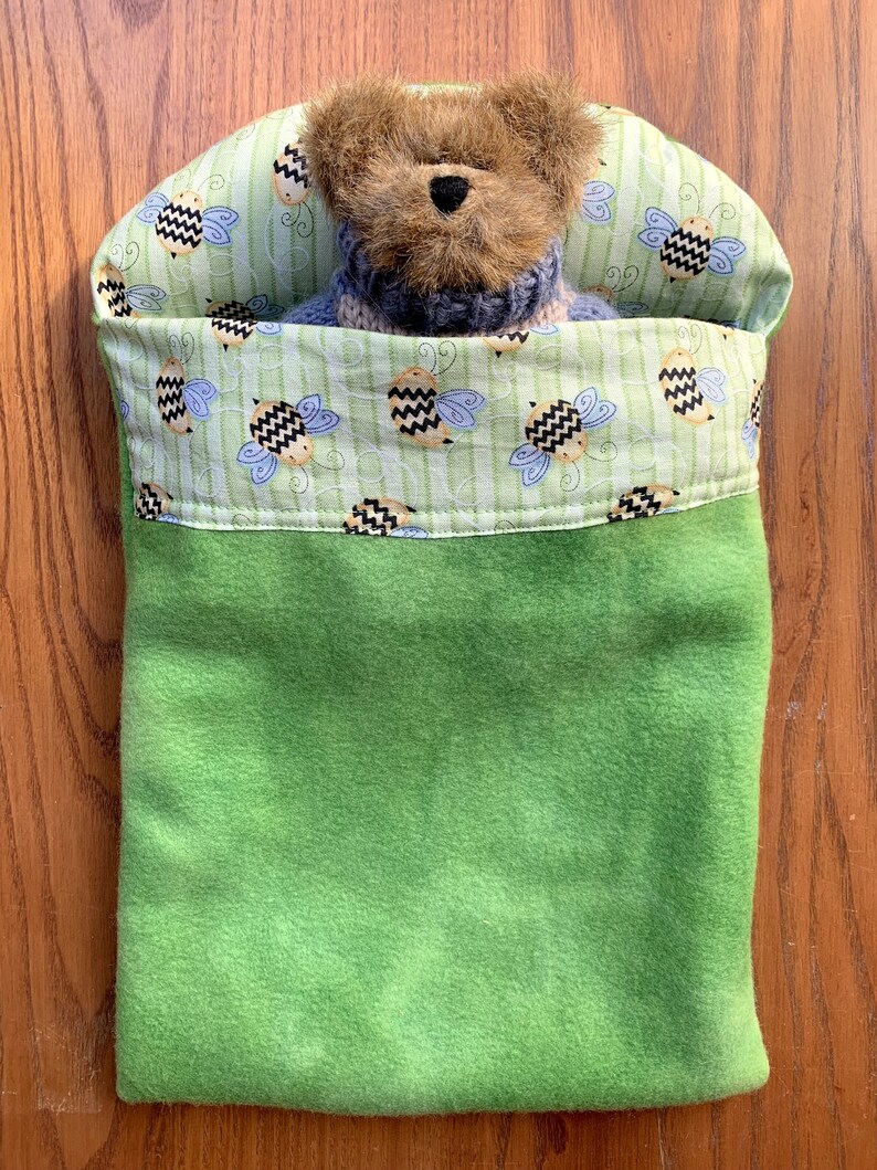 Stuffed Animal Sleeping Bag Sleeping Bag for Small Dolls Etsy