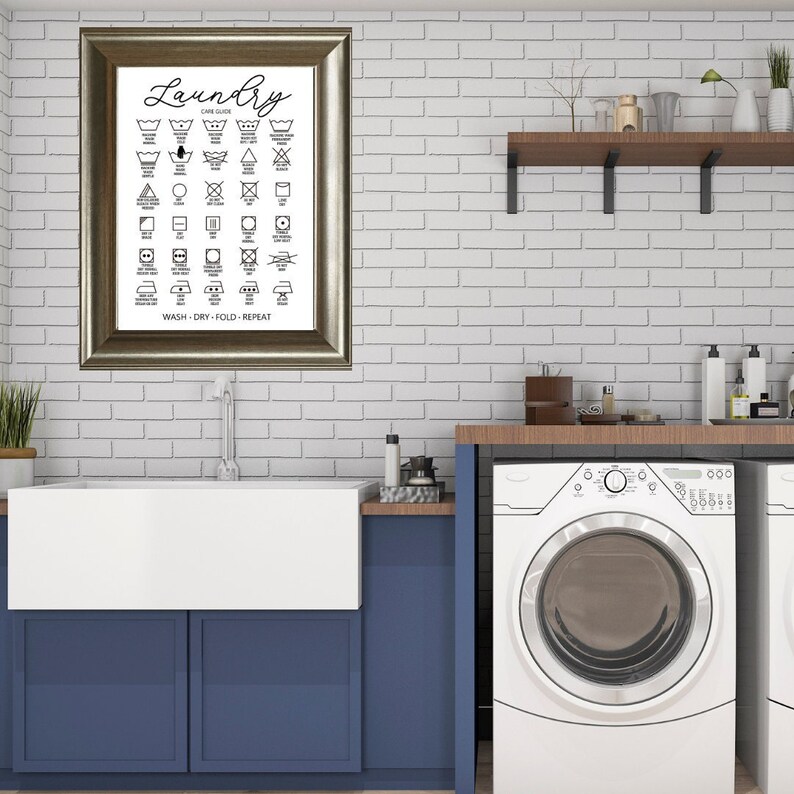 Laundry Care Guide digital Download - Etsy