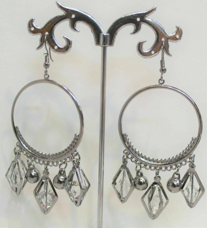 Indian Silver Plated Oxidized Latest Design Jumka Jumki Earring Women Fashion