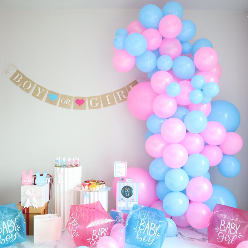 Boy or Girl Banner: Gender Reveal Party Decorations 画像 6
