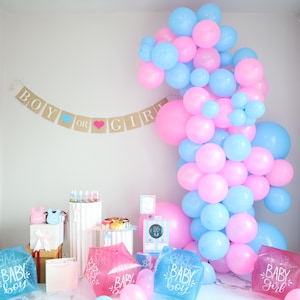 Boy or Girl Banner: Gender Reveal Party Decorations 画像 5
