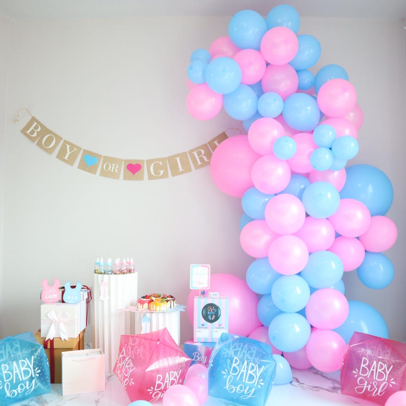 Boy or Girl Banner: Gender Reveal Party Decorations 画像 5
