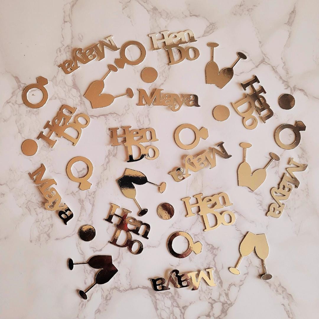 500pcs Small Hen Bachelorette Party Confetti Table Pairs Hen Night