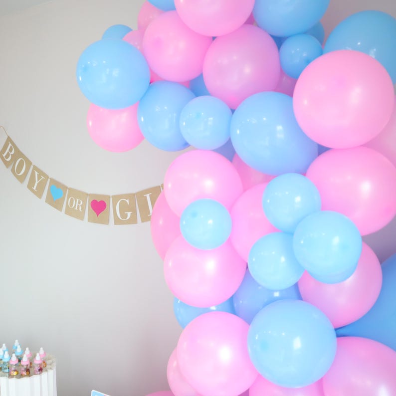 Boy or Girl Banner: Gender Reveal Party Decorations 画像 8