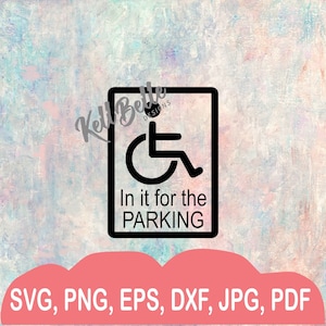 In it for the parking Digital Cut File