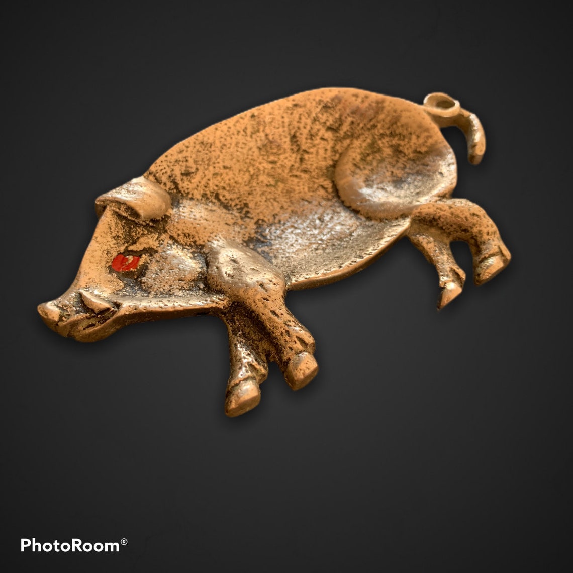 Vintage Brass Pig Ashtray Soap or Coins Tray Pig Decor Etsy