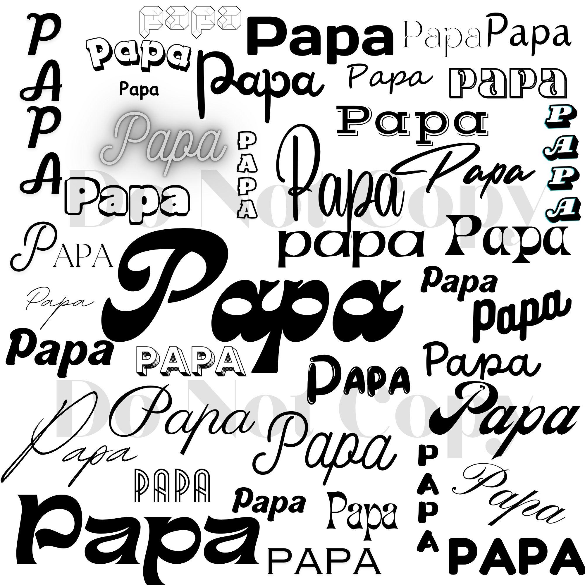 SYTD⭐️PAPA Papa - Etsy