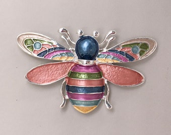 Bee Brooch For Scarves, Wraps, Pashimnas, Coats, Suitable For Wedding, Dates, Walks