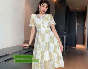 green lace dress canada