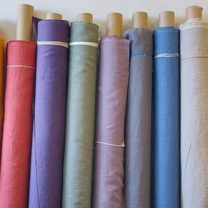Stonewashed Sample Stonewashed Linen Fabrics 205g/m2, Width 145cm/57 Inches, Linen Fabric ...