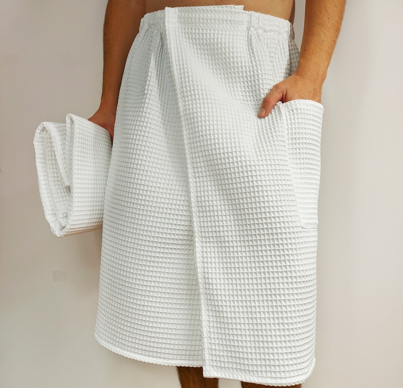 Men's Adjustable Sauna Kilt with Pocket