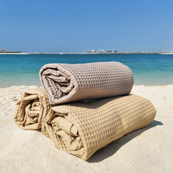 Sauna towel, Cotton waffle towel, Towel for sauna, Cotton 100%, Pool party towel, Cotton spa wrap,Waffle towel,Waffle bath towel,Beach Towel