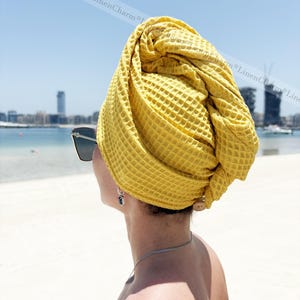 Cotton turban, Spa turban, Different Colors, Waffle hair turban, Hair towel, Waffle bath turban, Hair Towel Wrap, Gift for her, cotton 100%
