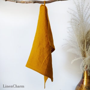 Mustard kitchen towels, linen fabric stonewashed. We sew on Individual dimension. We offer bulk tea towels. Find out linen tea towels bulk.