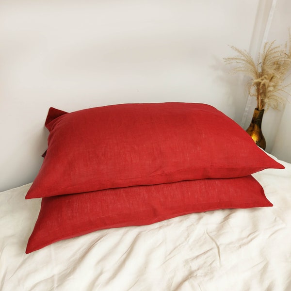 Linen Pillow Case, Linen Pillow Shams, Ecru Pillowcase, Natural pillowcase, Linen Pillowcase, Linen Pillowcase With Buttons Envelope closure