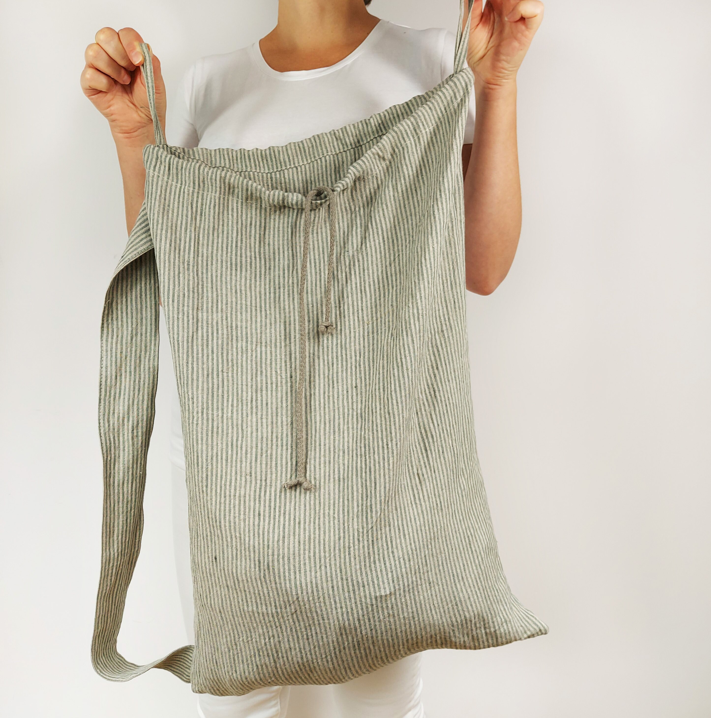 Laundry Backpack Laundry Bag With Strap Linen Laundry Bag Etsy Australia