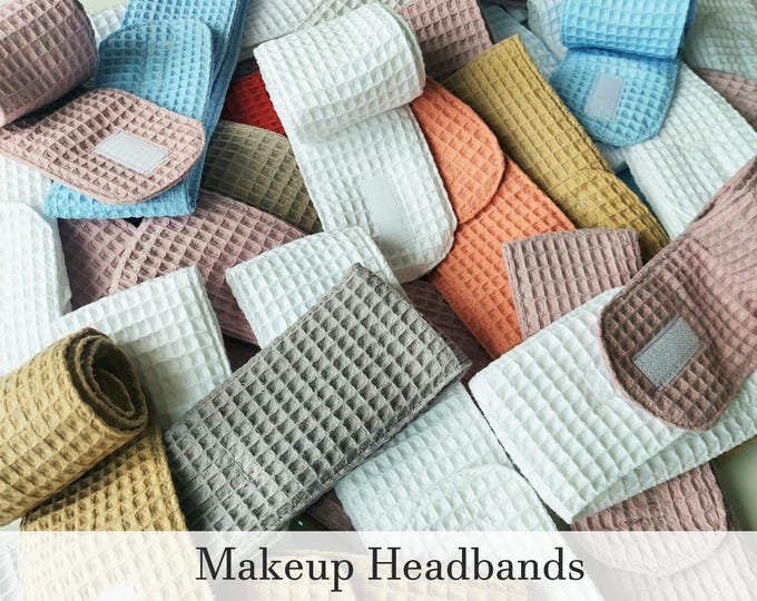 Spa Headband, Beauty Headband, Makeup Headband, Skincare Headband, Face Wash Headband, Convenient Style,  cotton 100%