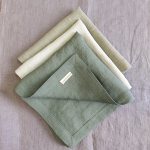Check out our linen napkins. Sage green cloth napkins bulk. Buy wholesale linen wedding napkins. Cloth napkins bulk available in colors like white, green, sage, grey green, grey, red, mustard and so etc.