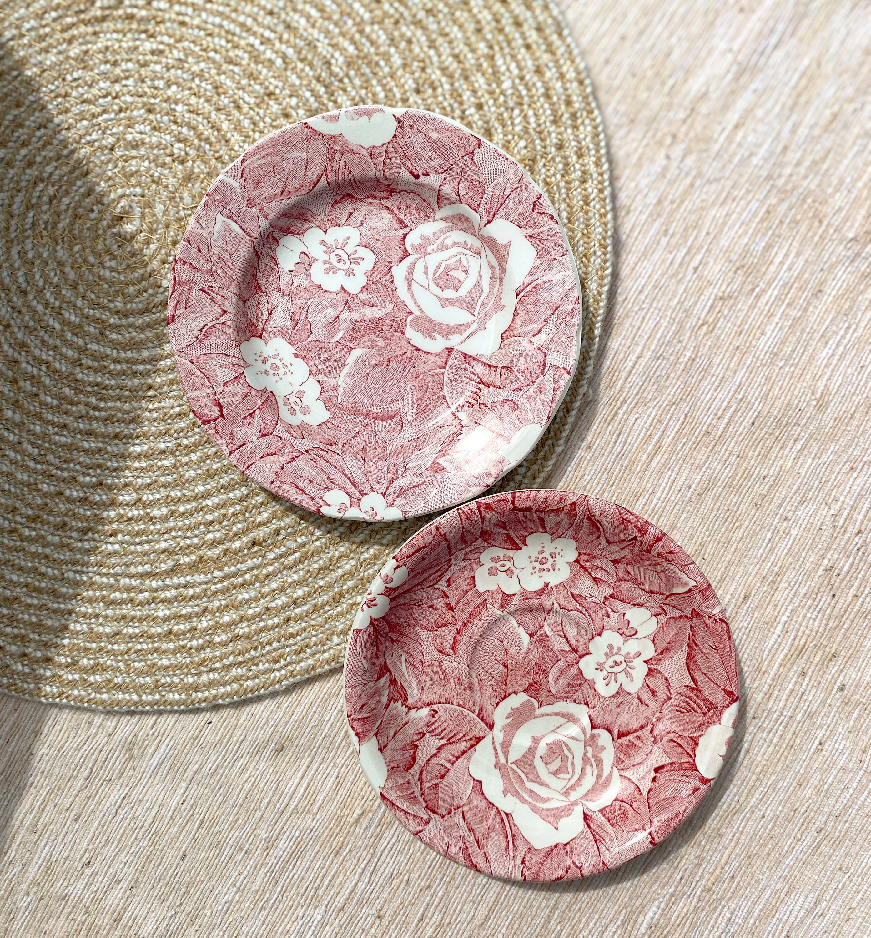 Amazon.co.jp: burleigh pink victorian chintz 大鉢ENGLAND