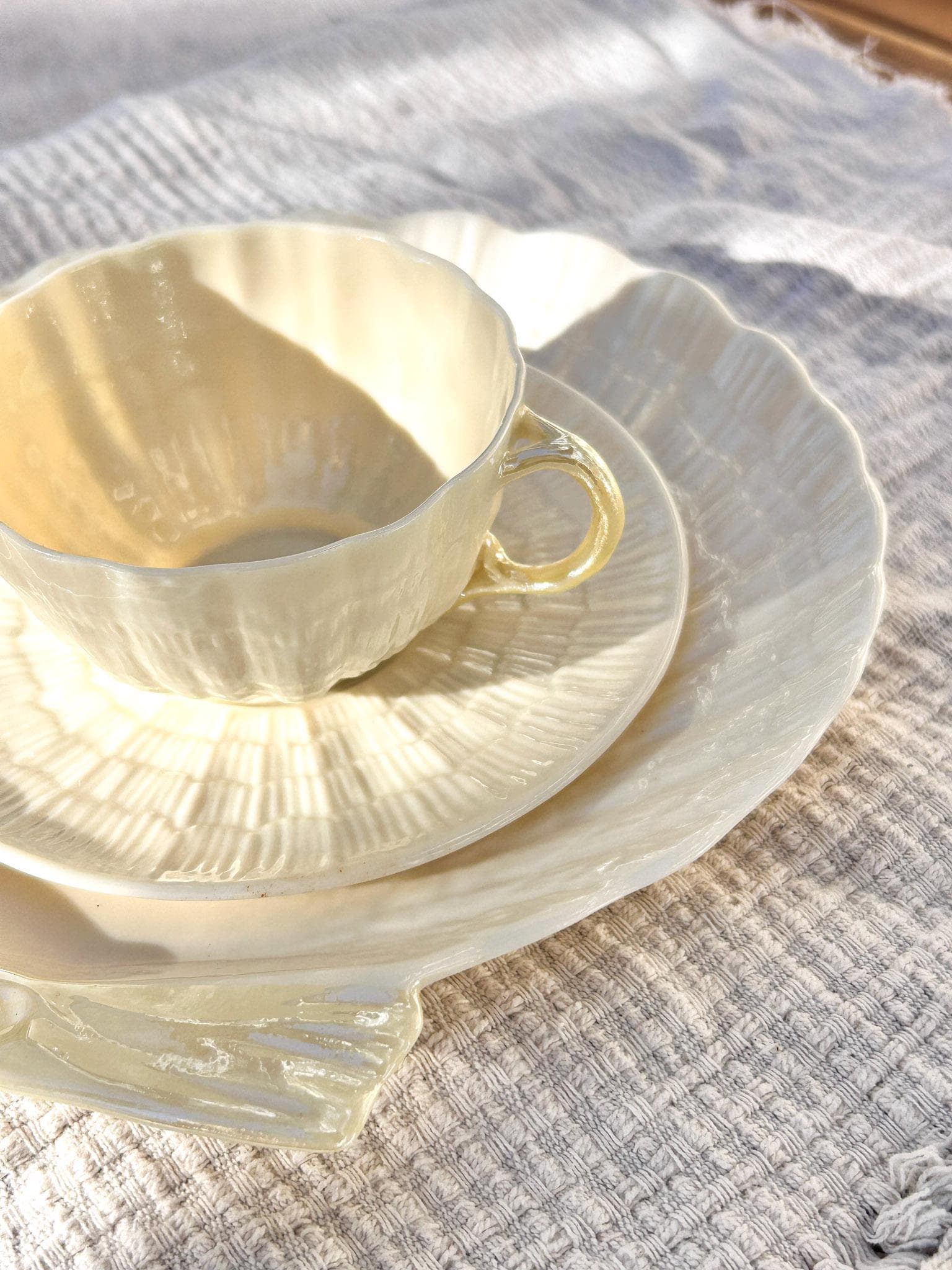 Belleek tea set - Etsy 日本