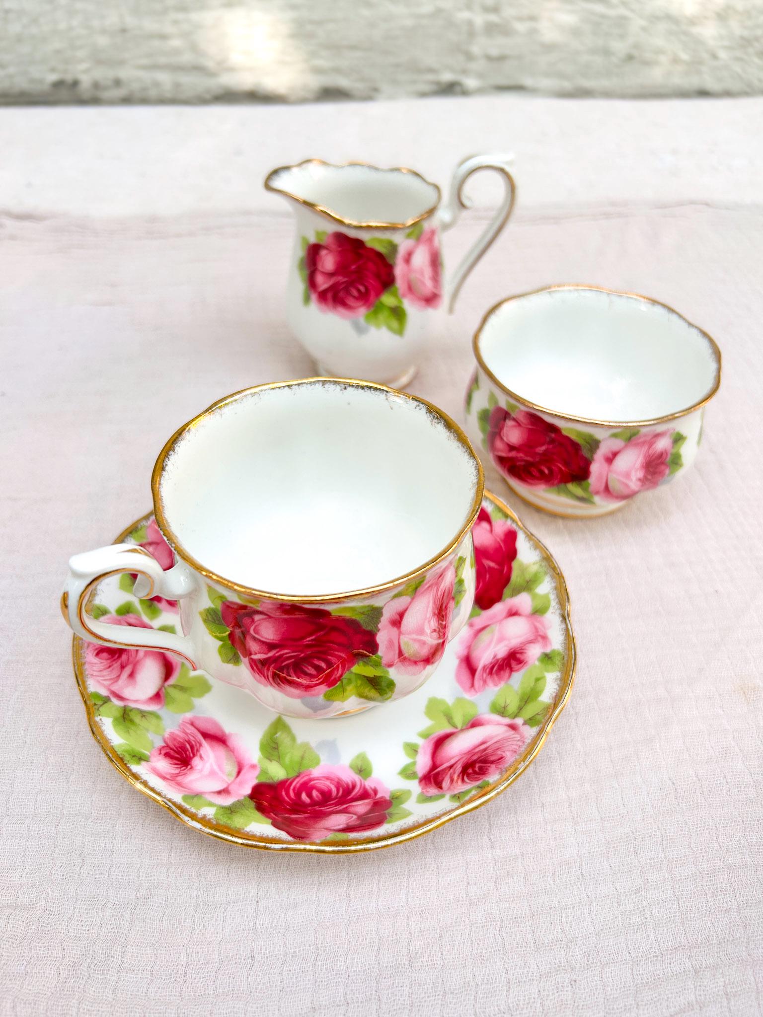 ロイヤルアルバート オールドイングリッシュローズ ティーカップセット