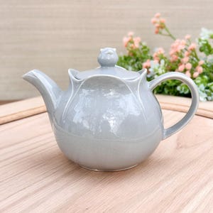 Vintage 1 tasse, théière tulipe grise Sadler Angleterre