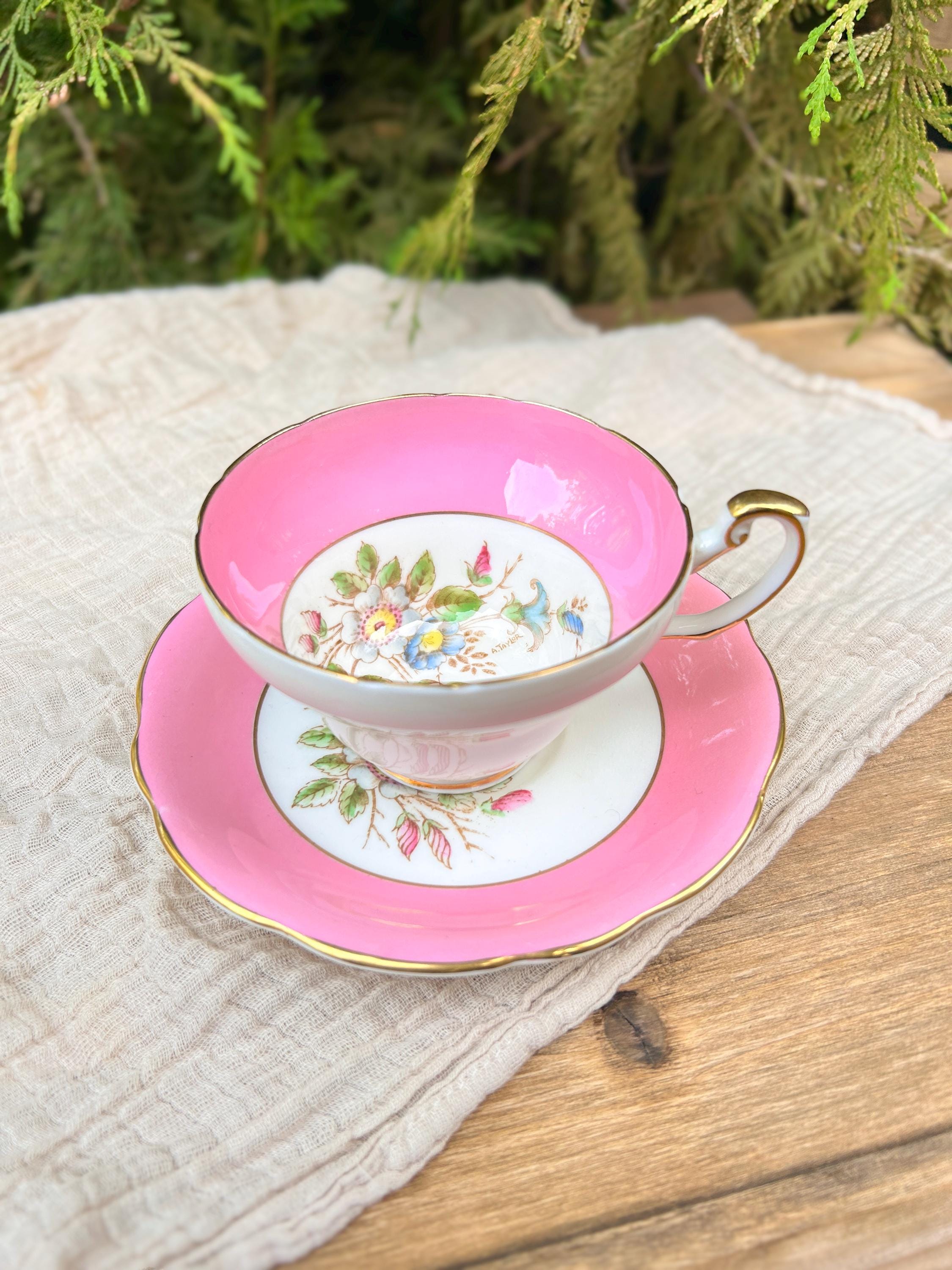 美品】英国製 ロイヤルアルバート☆オールドカントリーローズ☆トリオ