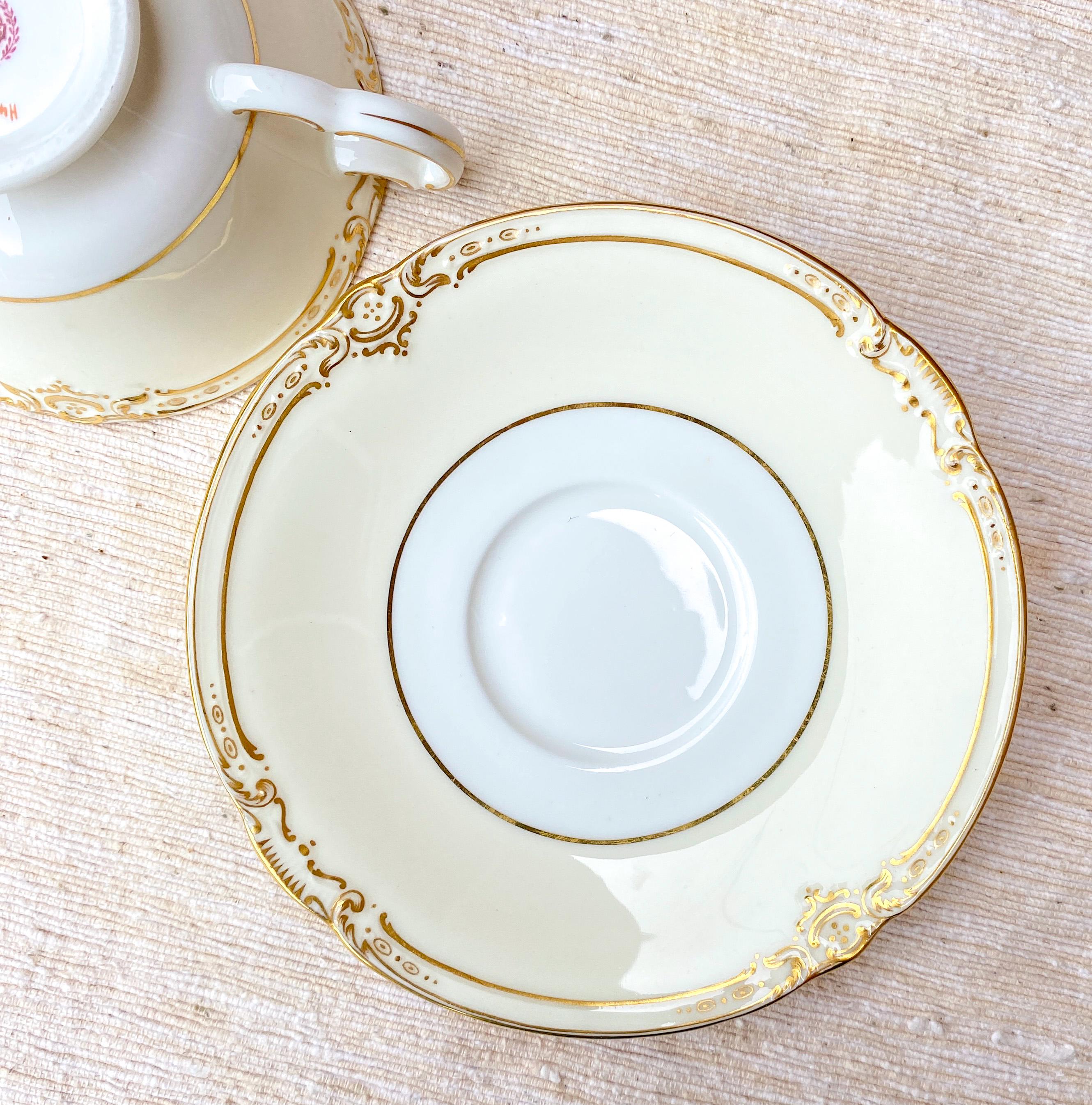 Vintage Minton White and Gold Bone China Teacup & Saucer - Etsy Vintage Minton White and Gold Bone China Teacup & Saucer - Etsy