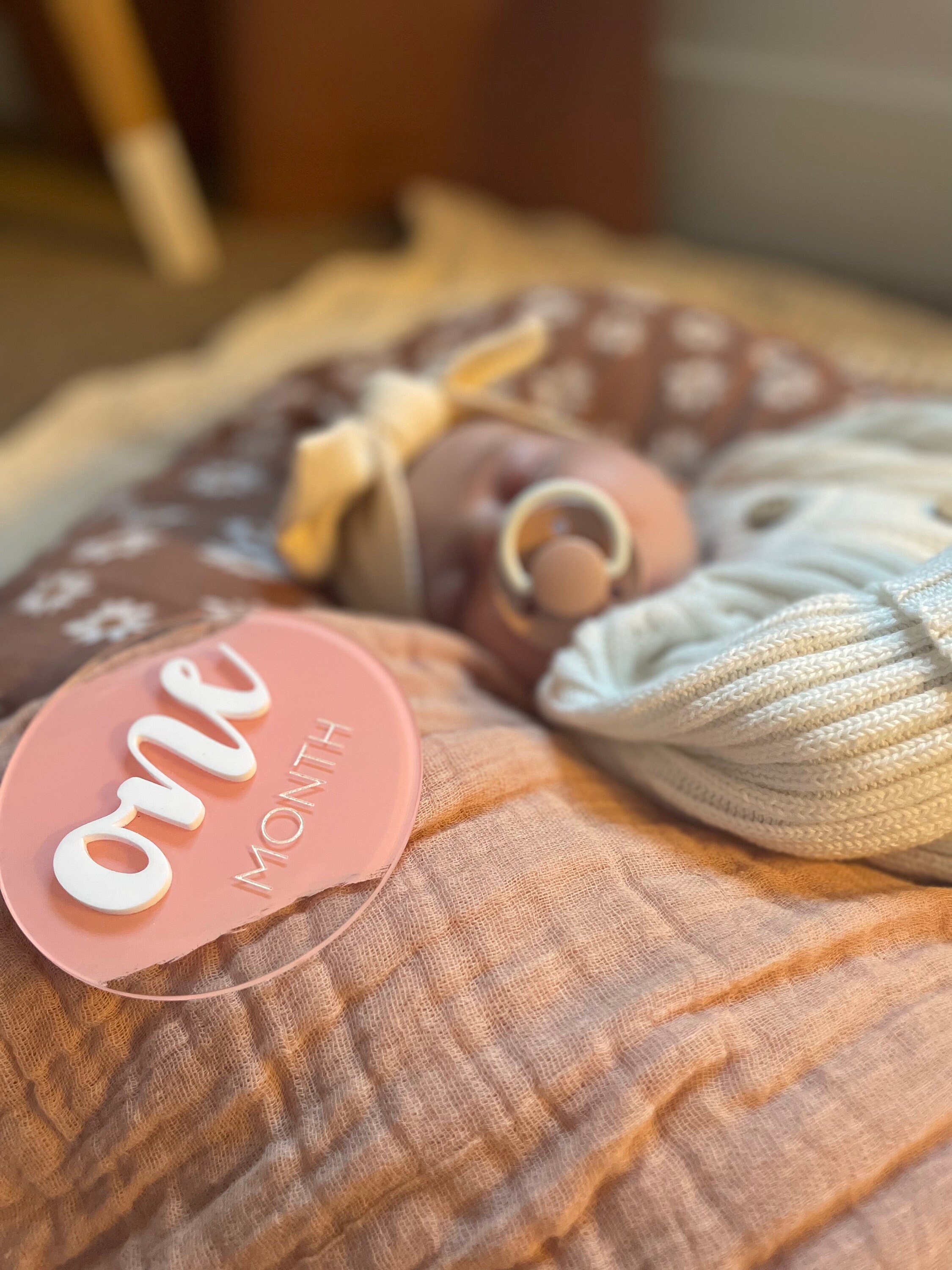 Acrylic Baby Monthly Milestone Signs - Etsy