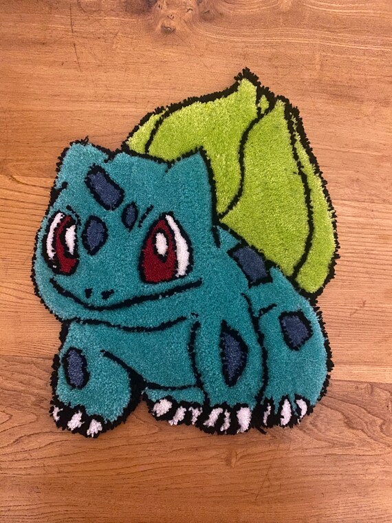 Bulbasaur Rug Pokemon Wall Hanging Pokemon Rug Anime Etsy UK