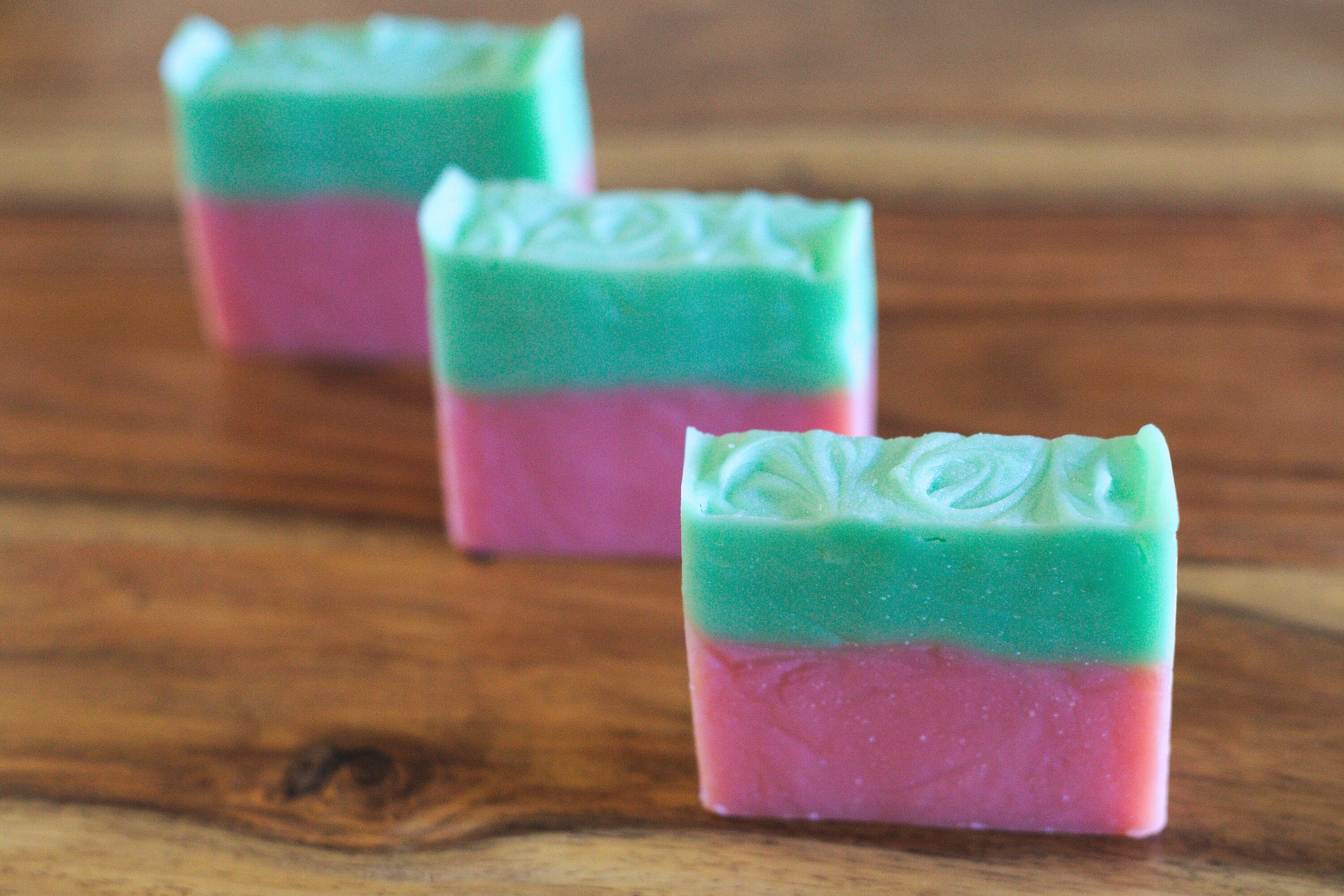 Strawberry Scented Handmade Vegan Soap Bar Etsy