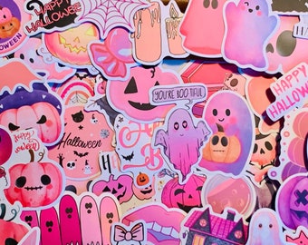 Pink Ghost Stickers