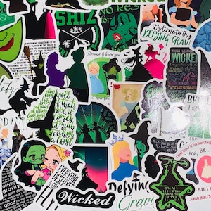 Wicked movie inspired stickers