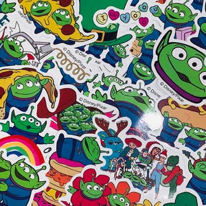 Toy Story aliens stickers