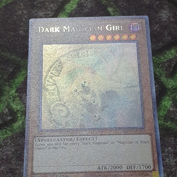 Dark Magician Girl Ghost Rare "Handmade proxy"(Same thickness)