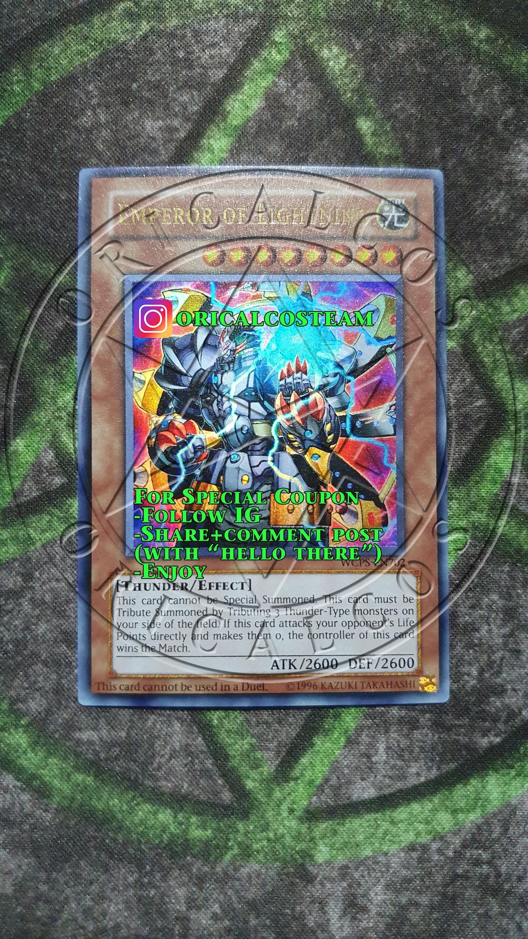 emperor of lightning yugioh card Amazon.com: YU-GI-OH! - Archfiend Emperor, The First Lord of Horror  (JOTL-EN031) - Judgment of The Light - 1st Edition main image 0