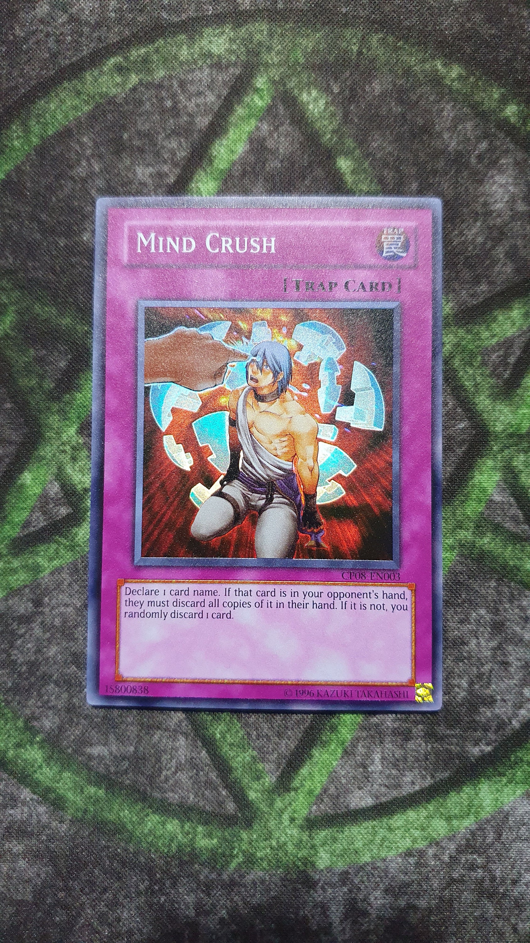 mind crush yugioh card Yu-Gi-Oh! - (LCYW-EN295) - Legendary Collection 3: Yugi's World - Unlimited Edition YU-GI-OH! - Mind Crush (LCYW-EN295)