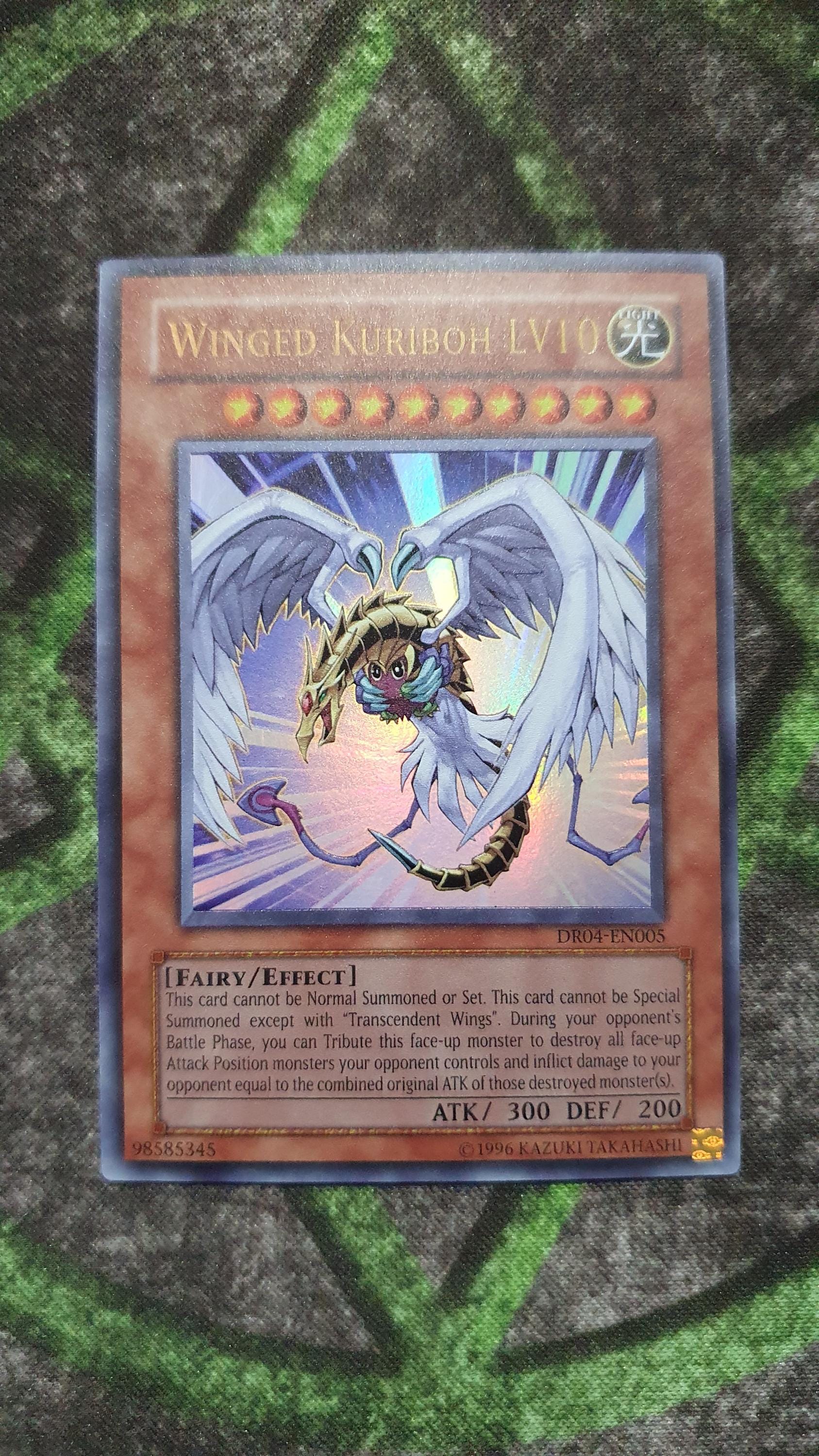 kuriboh yugioh card BROTHERS BUNDLE 200;Card Text Winged Kuriboh LV10 DR04 Ultra