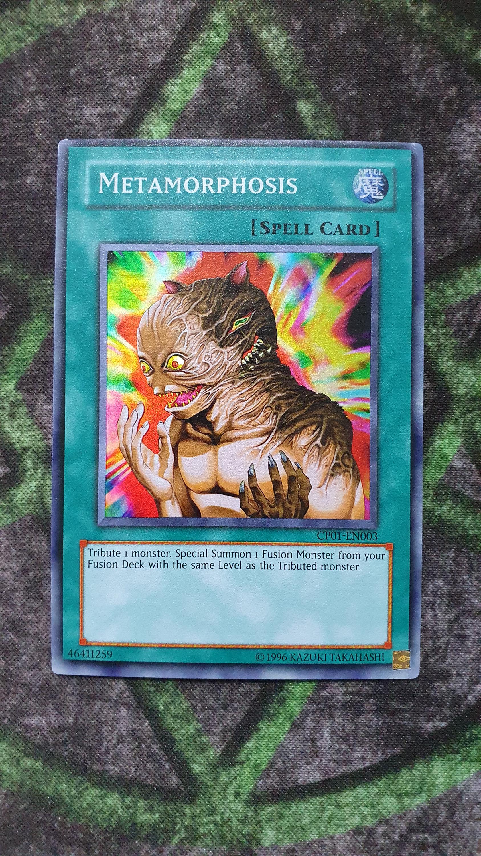 metamorphosis yugioh card YuGiOh Hidden Summoners Single Card Super Rare Mayakashi Metamorphosis  HISU-EN039