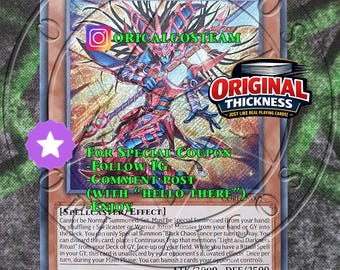 Black Chaos Secret Rare-Common "Casual Play" (Gleiche Dicke)
