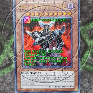 King of Destruction - Xexex Ultra Rare "Handmade proxy"(Same thickness)