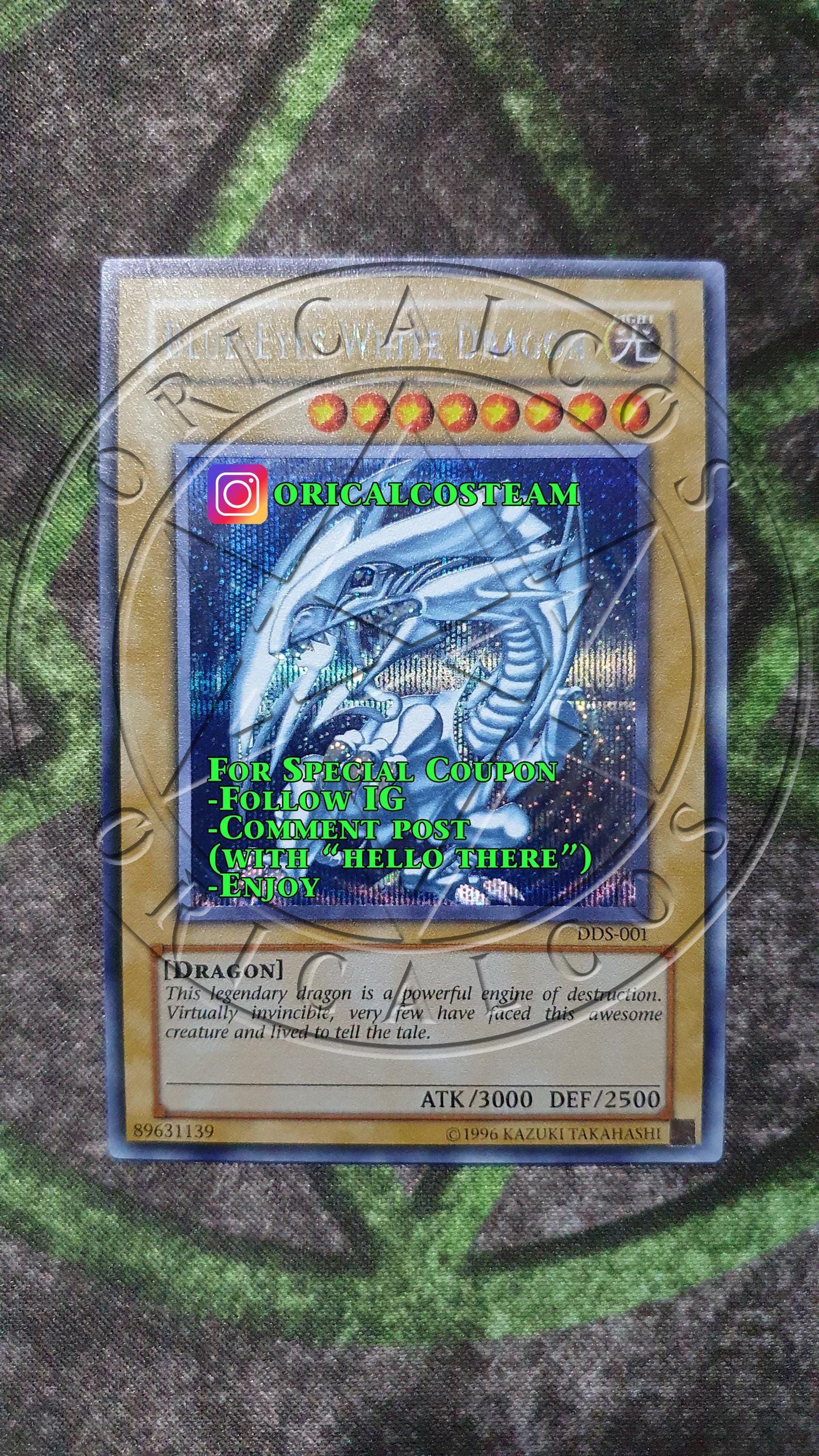 Blue-eyes White Dragon DDS-001 Secret Rare-common 